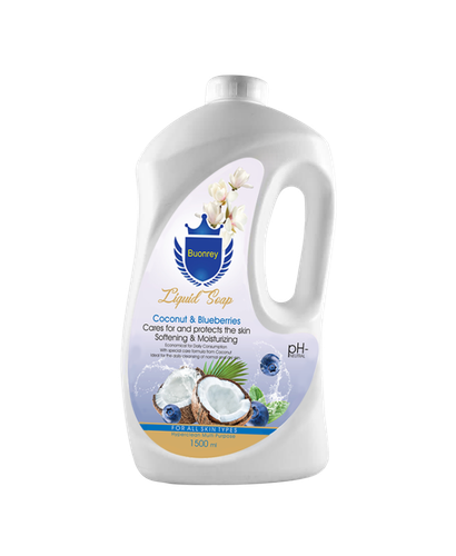 صابون مایع نارگیل و بلوبری گالن ۱۵۰۰ میلی لیتر